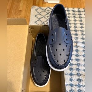 Sperry Navy Blue Slip-On Boat Shoes